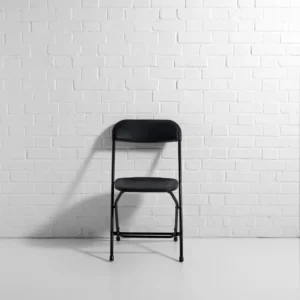 Black Folding Chair Hire
